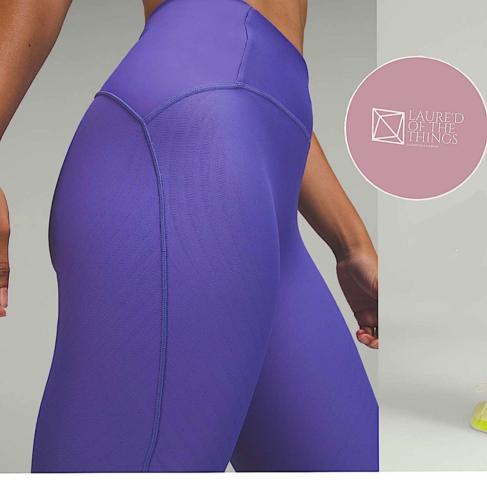 LIKE NEW Size 8 Lululemon SenseKnit High-Rise Running Tight 28"1 Charged Indigo